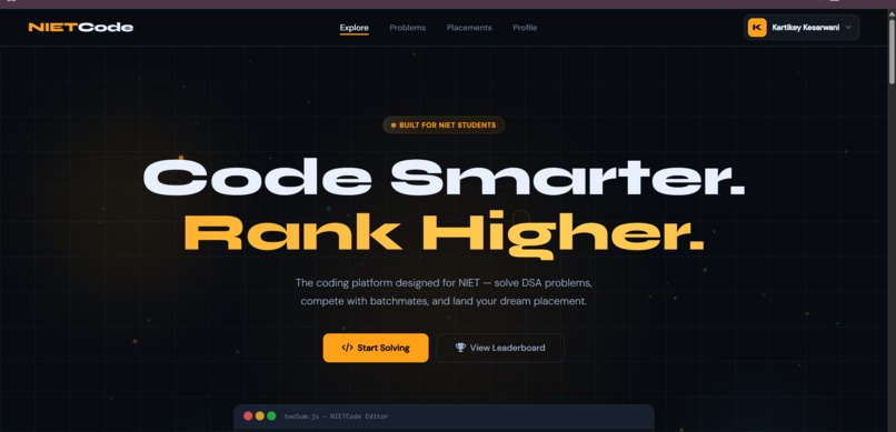 NIETCode: The Student Coding Hub – screenshot 1