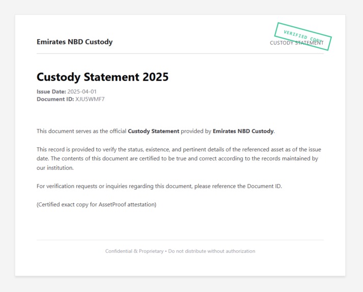AssetProof – screenshot 3