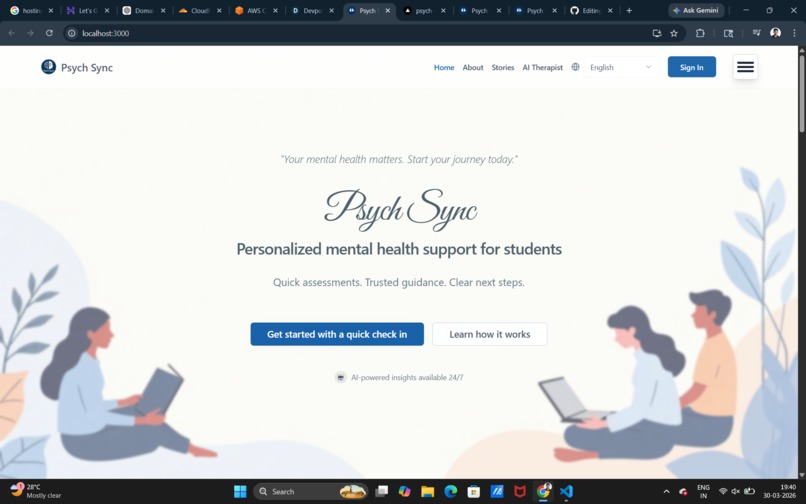 Psych sync – screenshot 1