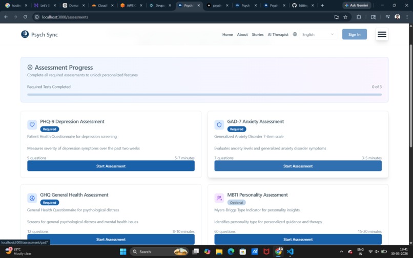 Psych sync – screenshot 2
