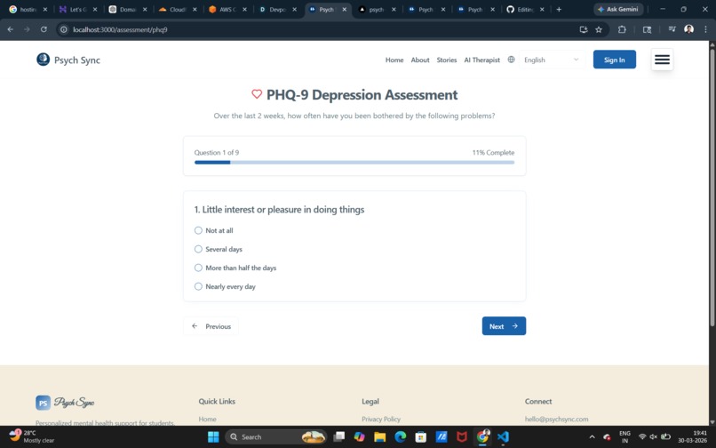 Psych sync – screenshot 4