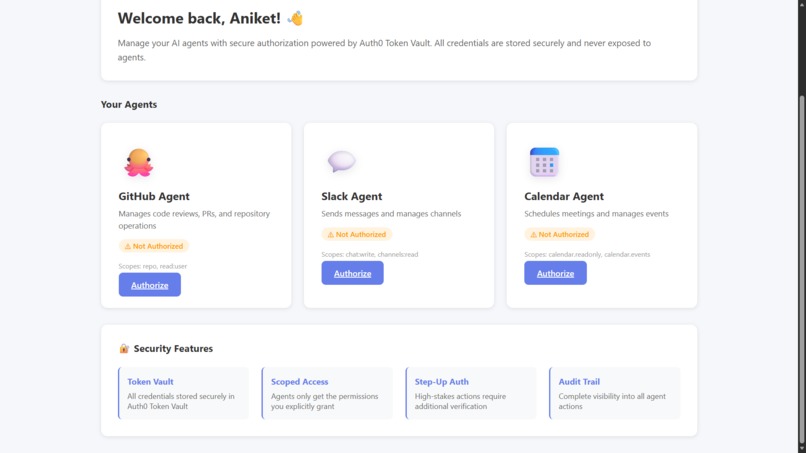AgentHub - Secure AI Agent Orchestration – screenshot 2