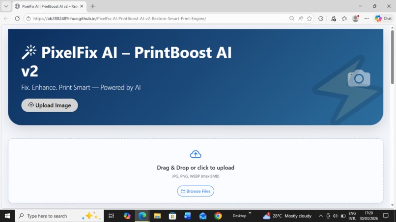 PixelFix AI: Restore & Print Smart – screenshot 1