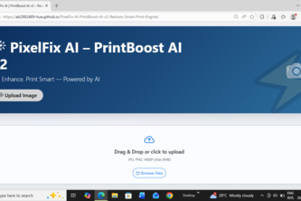 PixelFix AI: Restore & Print Smart