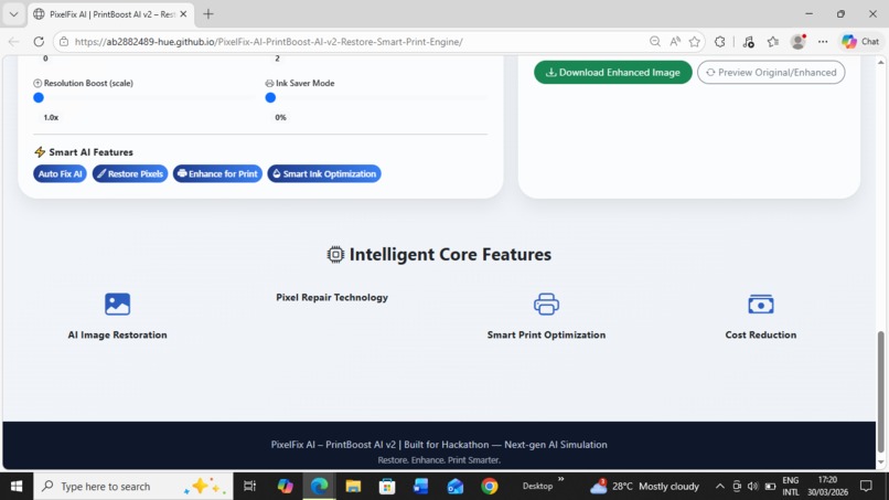 PixelFix AI PrintBoost AI v2: Restore & Smart Print Engine – screenshot 4