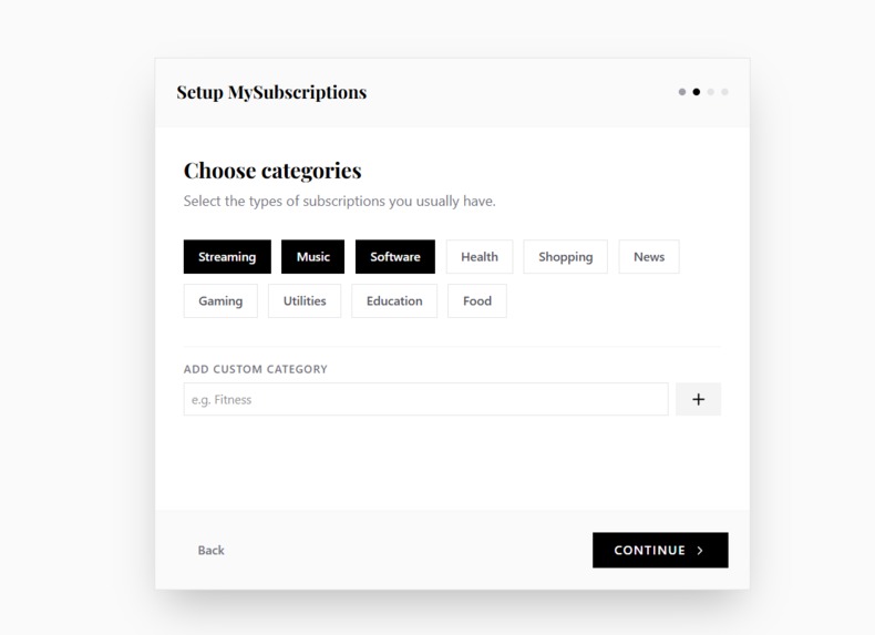 MySubscriptions – screenshot 6