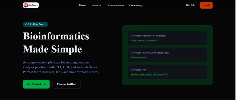 BioBuntu – screenshot 1