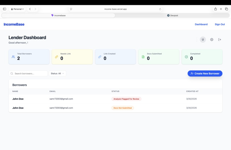 IncomeBase – screenshot 1