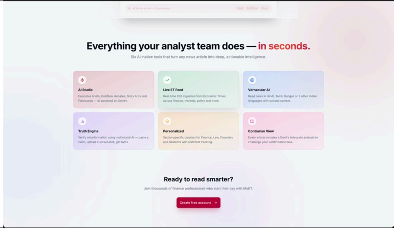 My ET - Economic Times Reimagined – screenshot 3