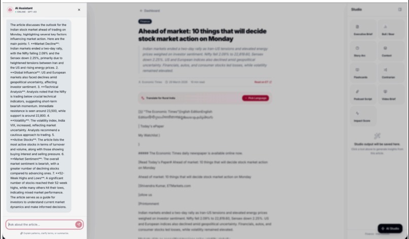 My ET - Economic Times Reimagined – screenshot 10