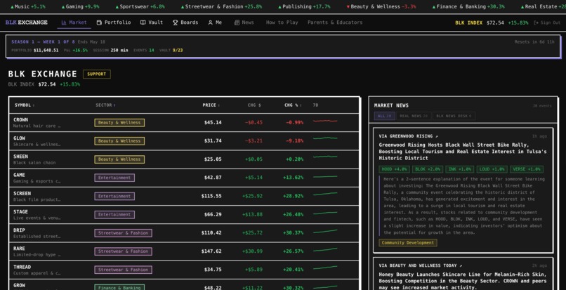 BLK Exchange (BLKx) – screenshot 2