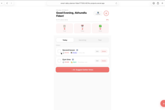 Smart Daily Planner