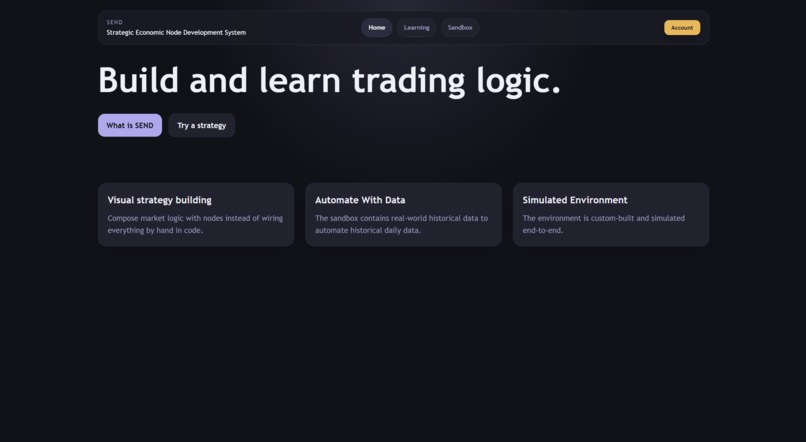 SEND (Strategic Economic Node Development) – screenshot 2