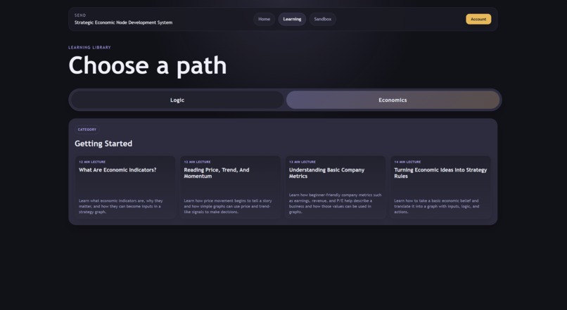 SEND (Strategic Economic Node Development) – screenshot 5