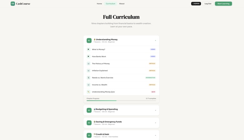 Cash Course – screenshot 2