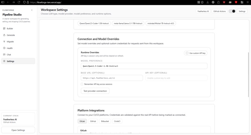 FlowForge – screenshot 3