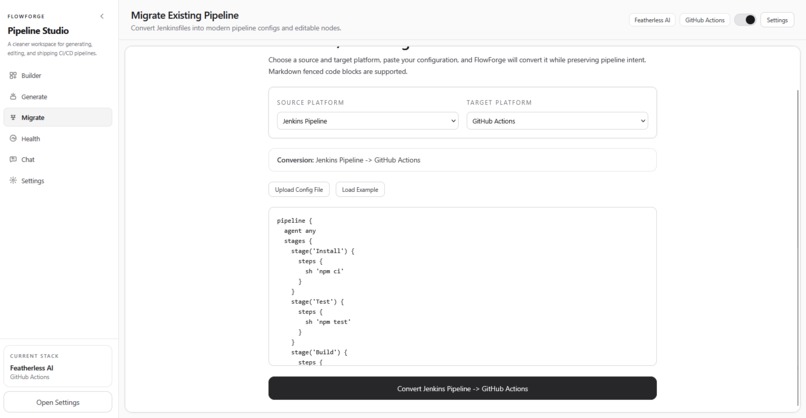 FlowForge – screenshot 1