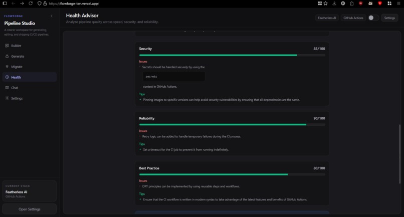 FlowForge – screenshot 2