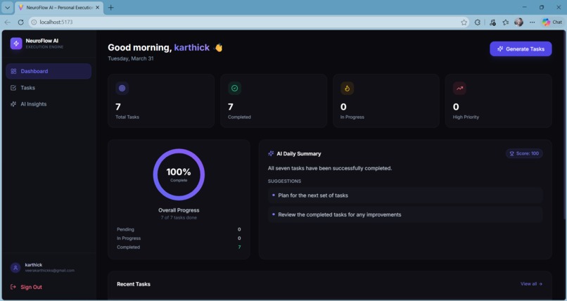 NeuroFlow AI – screenshot 1