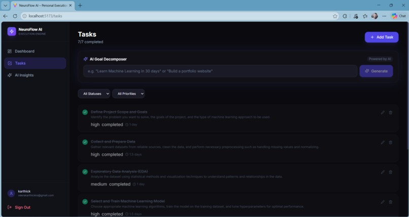 NeuroFlow AI – screenshot 2