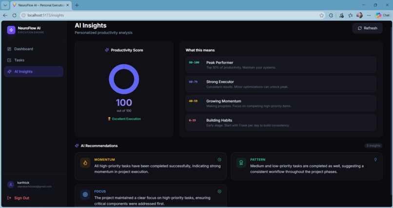 NeuroFlow AI – screenshot 3