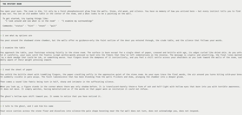 Escape the Room - AI stats game – screenshot 2
