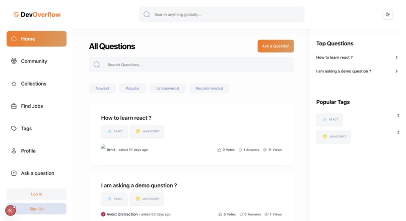 DevFlow – screenshot 1