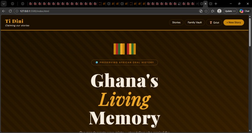 Ti Dini - Claiming our stories – screenshot 1