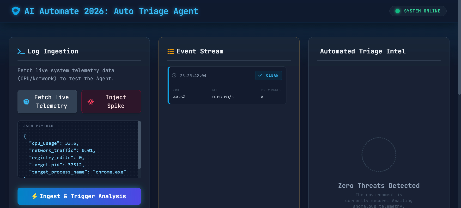 AutoTriage: Autonomous SOC Agent | Devpost