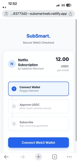 SubSmart Protocol – screenshot 4