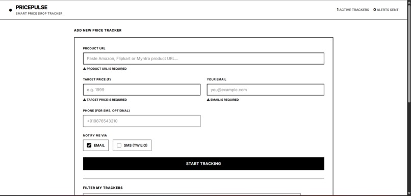 PricePulse  – screenshot 1