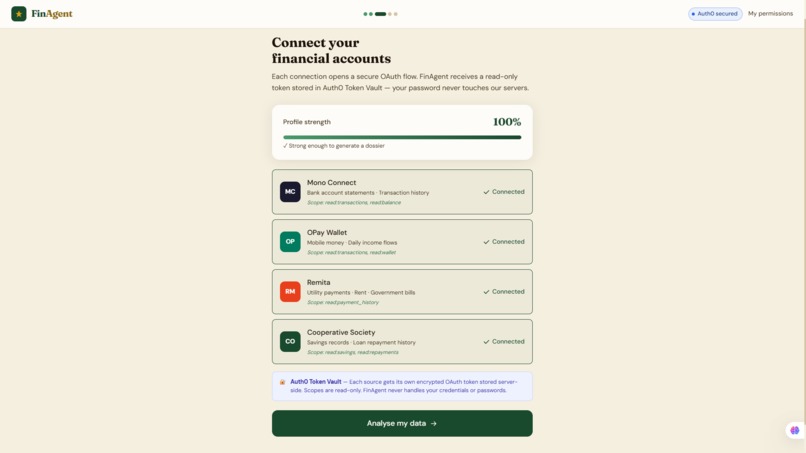 FinAgent – screenshot 2