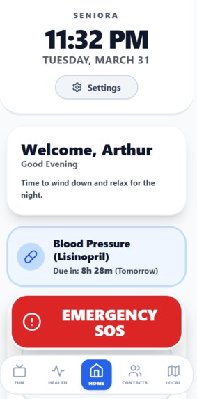 Seniora – screenshot 1