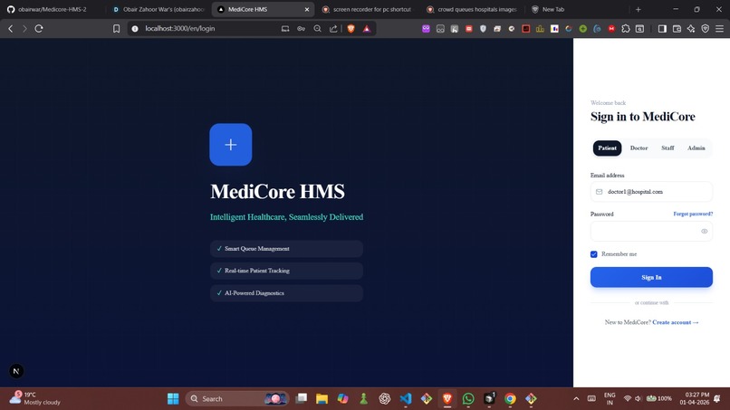 Medicore HMS – screenshot 2