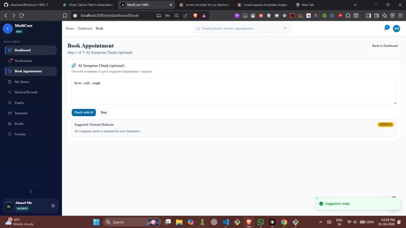 Medicore HMS – screenshot 3