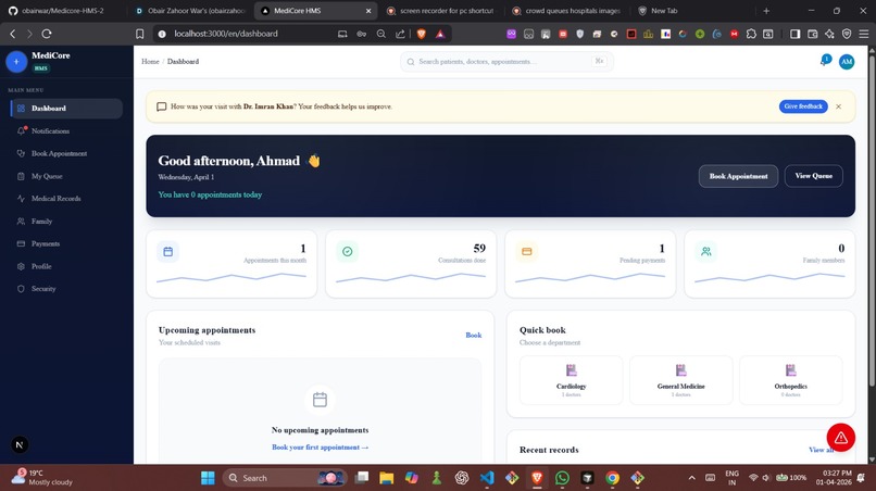 Medicore HMS – screenshot 4