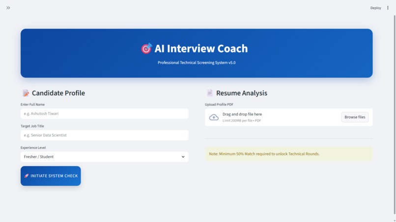 AI Interview Coach – screenshot 1