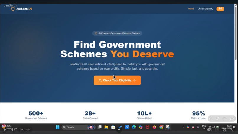 JanSarthi – screenshot 1