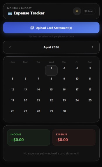 Expense Tracker – screenshot 1