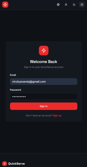 Project Quickserve – screenshot 3