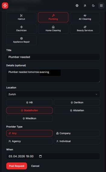 Project Quickserve – screenshot 6