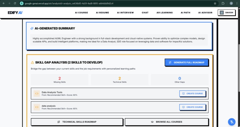 Edify AI-Google Maps for Your Career – screenshot 14
