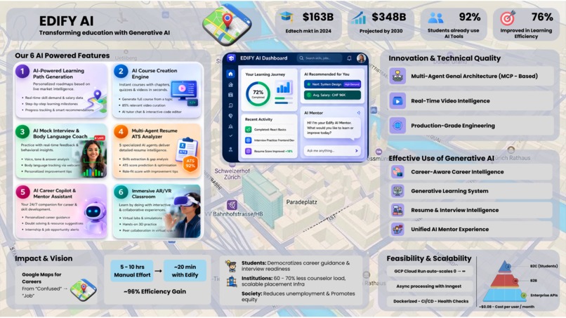Edify AI-Google Maps for Your Career – screenshot 1