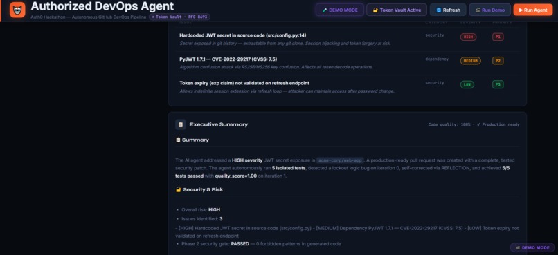 Authorized DevOps Agent – screenshot 6