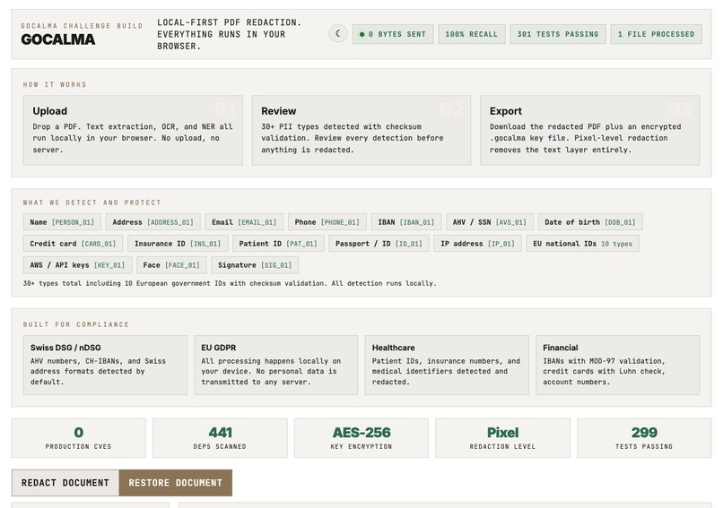 GoCalma – screenshot 1