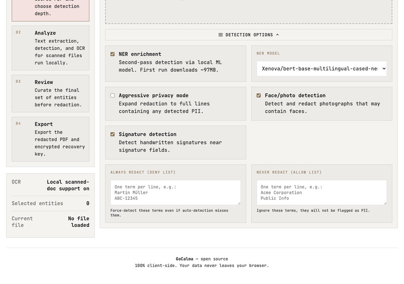 GoCalma – screenshot 2