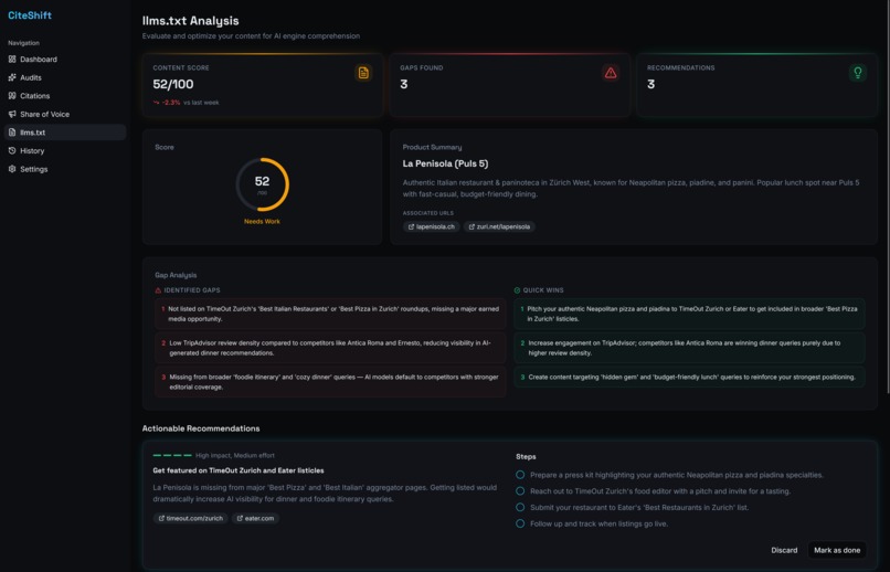 CiteShift: Get cited. Get visited. – screenshot 5