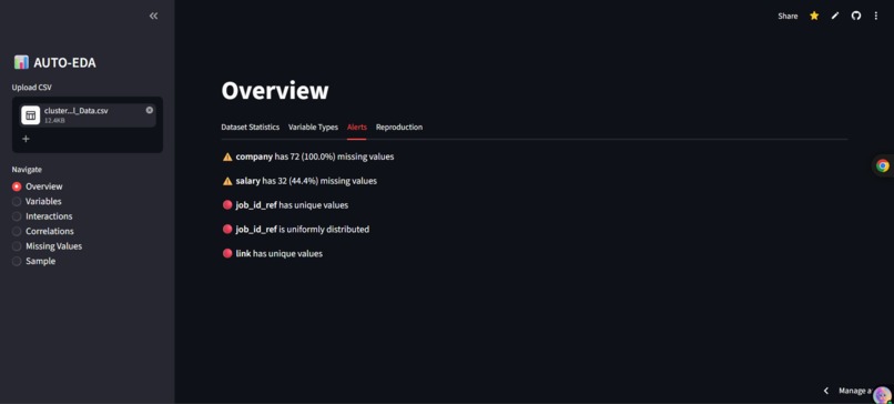 Auto_Eda – screenshot 7