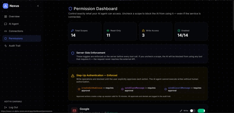 Nexus - The Security Layer for AI Agents – screenshot 6