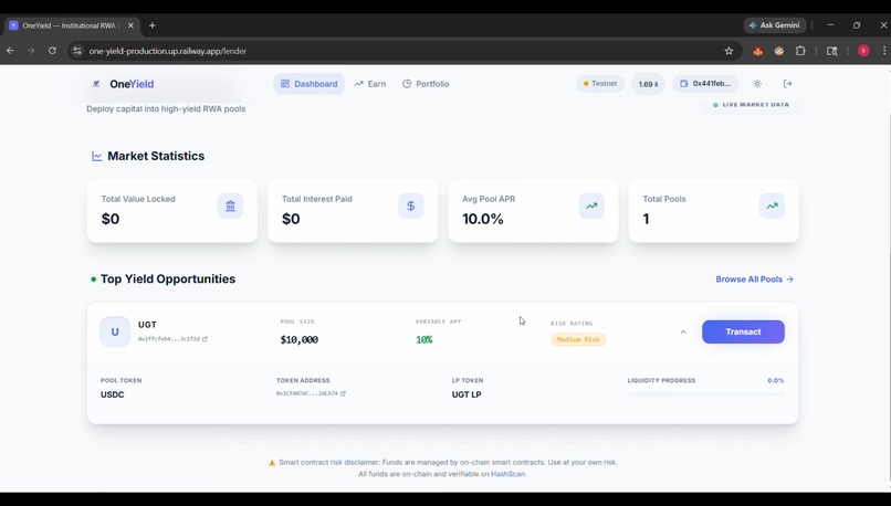 OneYield  – screenshot 3